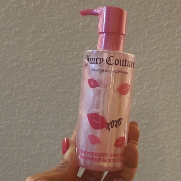 Juicy Couture Pink Strawberry Shimmer Body Oil - 8oz - Picture 7 of 7